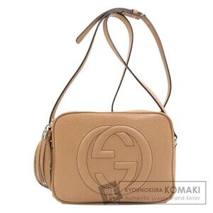 Gucci Soho Interlocking GG Shoulder Bag Calfskin Leather